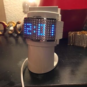 White Swarovski Digital Watch